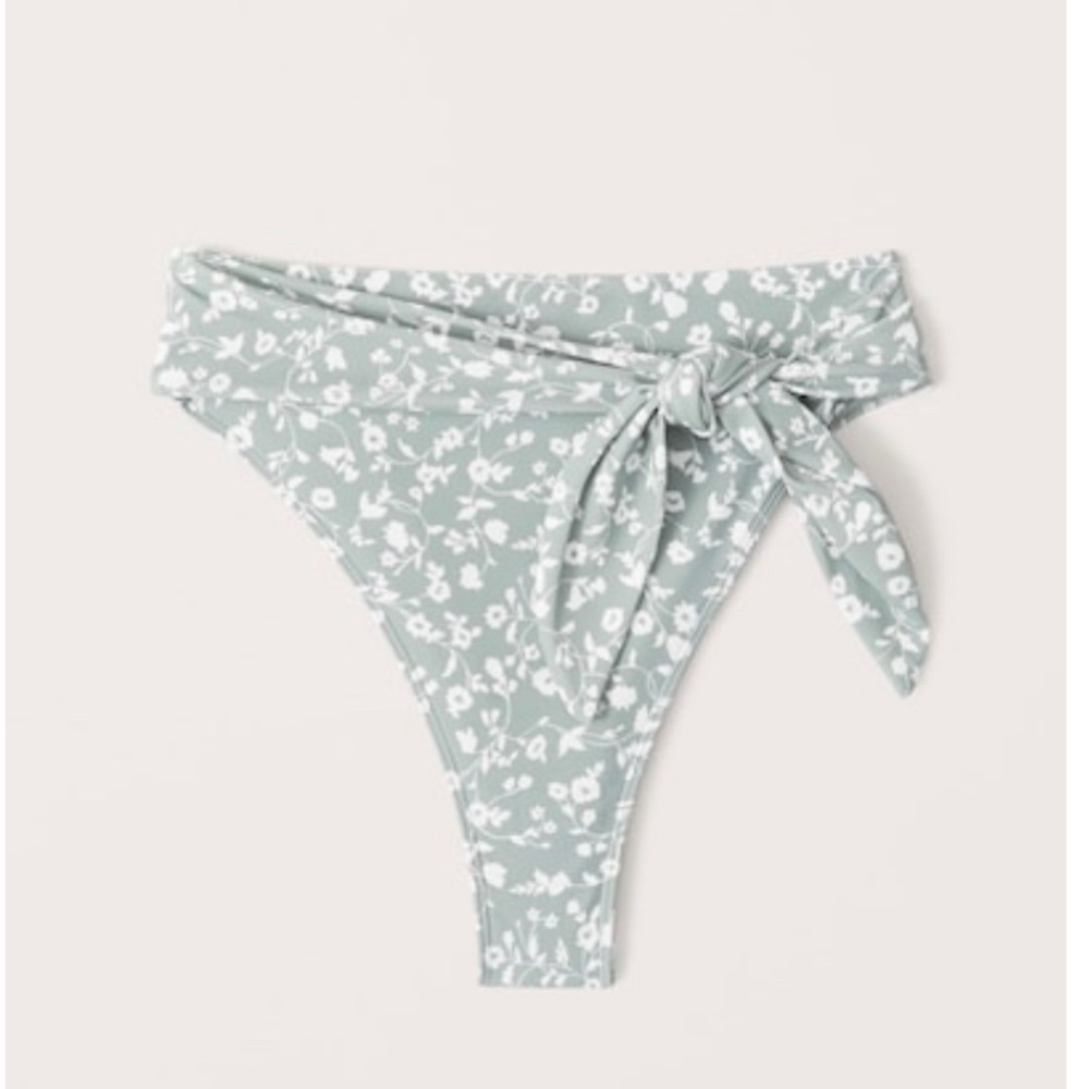 Abercrombie High Waisted Tie Cheeky Bottoms